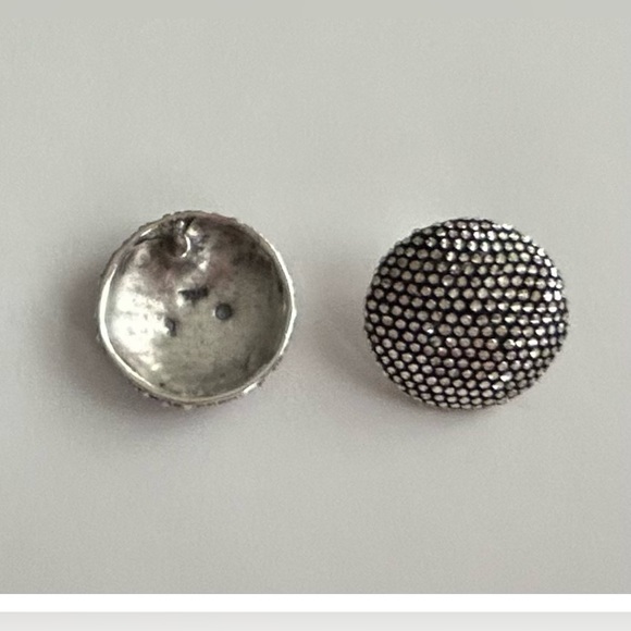 New Sterling Silver Handmade Stud Earrings made in USA - Picture 11 of 12